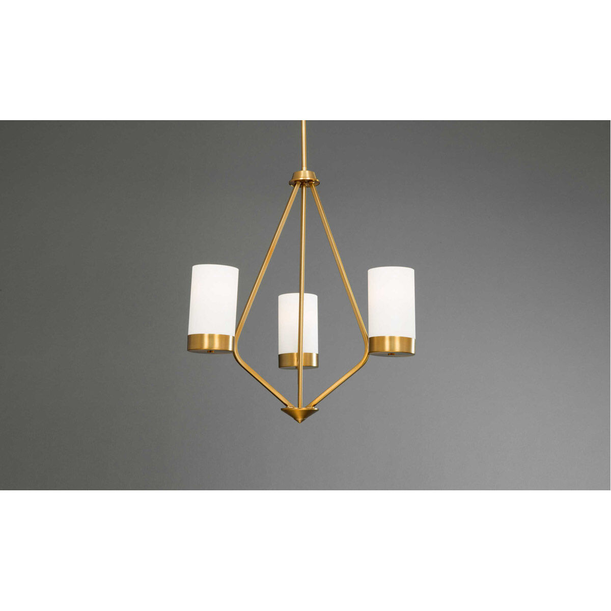 Elevate 3 Light 21.75 inch Brushed Bronze Chandelier Ceiling Light, Design Series